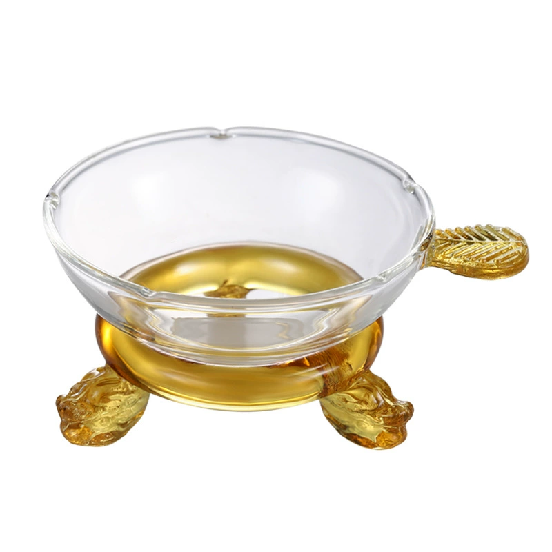 Glass tea filter tea leak filter tea -leaf tea filter tea set Kung Fu tea manifestation cup accessories transparent filter