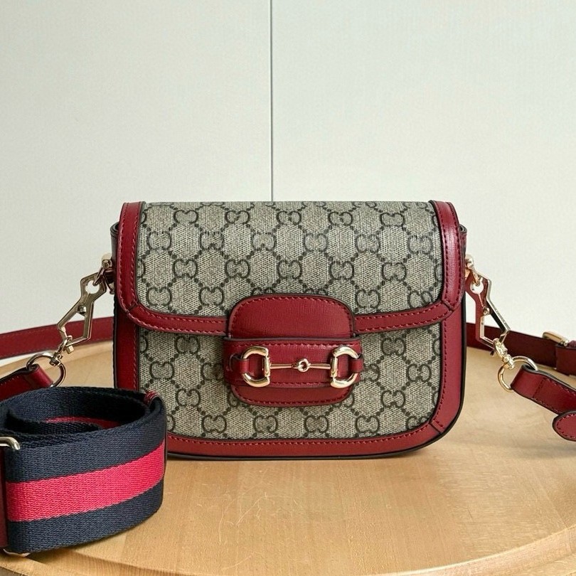 G-Style 1955 Saddle Bag With Double Shoulder Straps, Horsebit Genuine Leather Shoulder & Crossbody Bag For Women, 2025 New Versatile Edition - Thumbnail 2