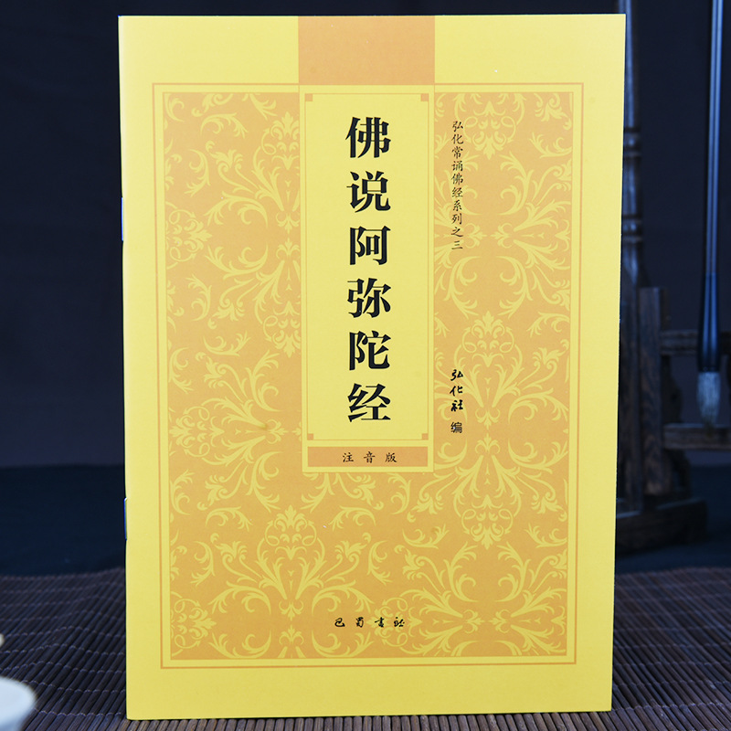 正版佛说阿弥陀经诵读本简体横排拼音经书读诵本注音版