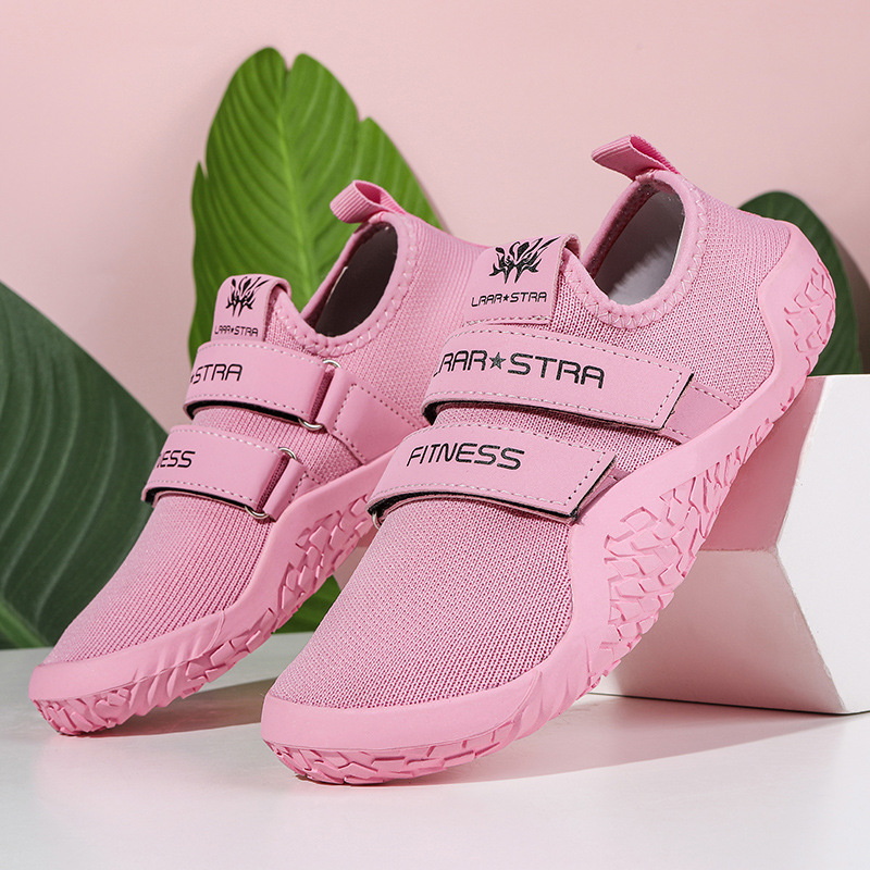 Indoor Fitness Shoes for Women, Shock-Absorbing, Non-Slip, Breathable, Squat and Deadlift Shoes, Men's Comprehensive Training Yoga Treadmill Skipping Shoes