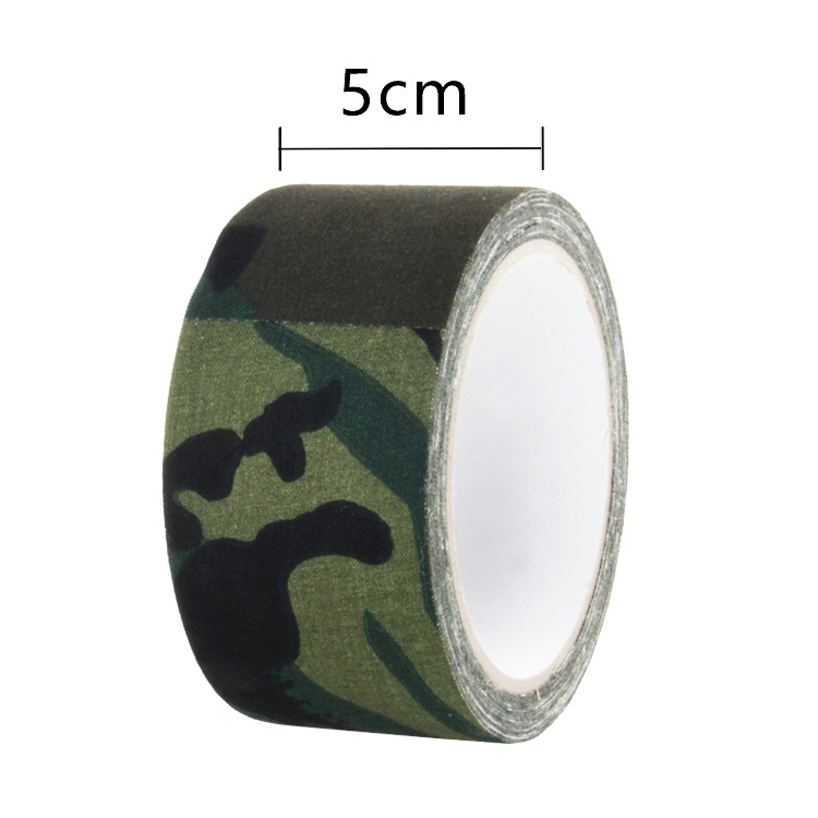 Venda camuflaje tela base cinta biónica cinta de embalaje electrónica color cinta de seguridad con malla de tela de algodón