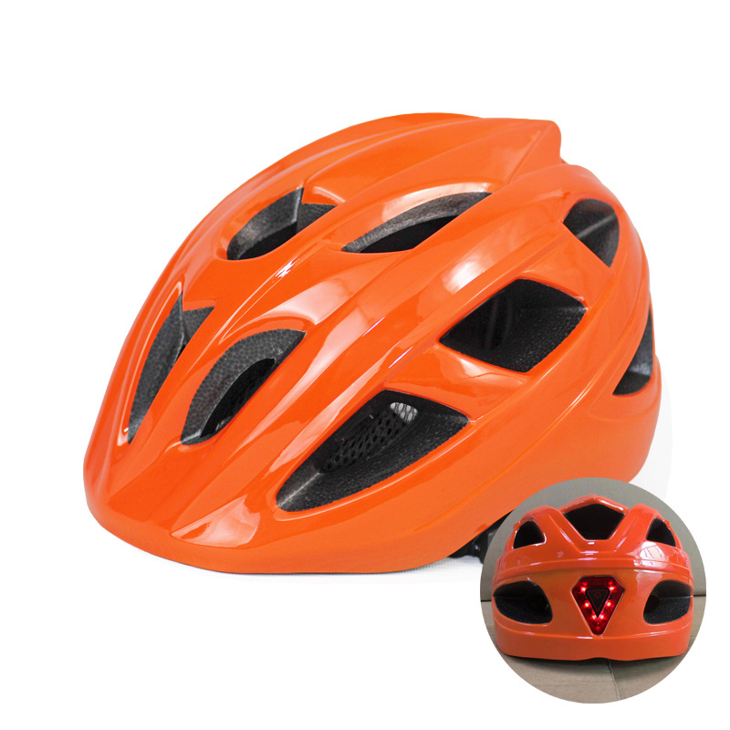 Extra grande casco especial con luz moldeado casco bicicleta universal al aire libre