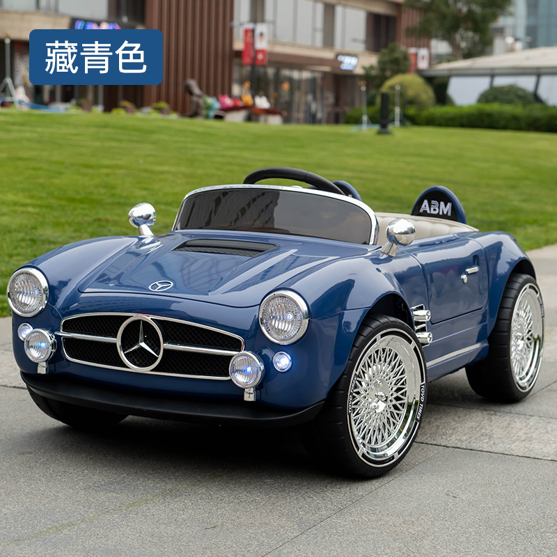 Exportar nuevo coche eléctrico para niños Control remoto para niños 0-7 años bebé 4 ruedas de carga de coche de juguete puede sentarse adulto