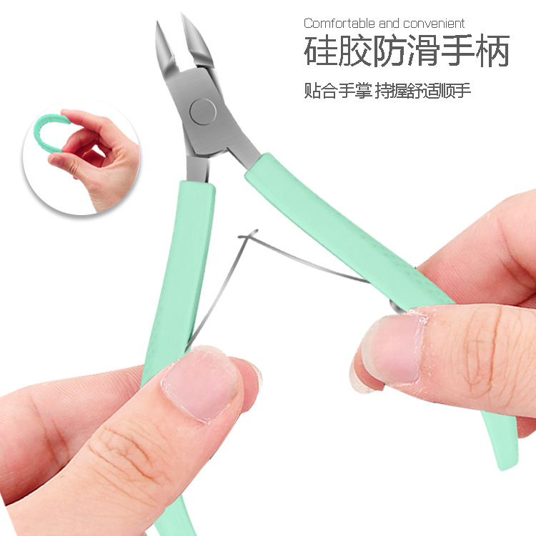 Exfoliating professional scissors for manicure stainless steel