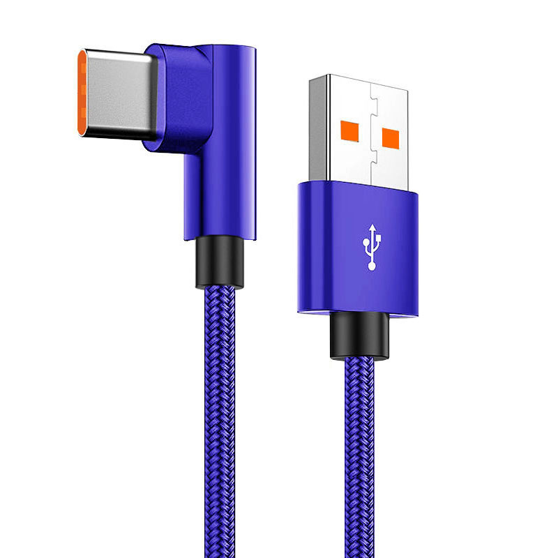 120w超急速充電typecケーブルゲームエルボ適用華為栄光6aフラッシュ充電線|undefined