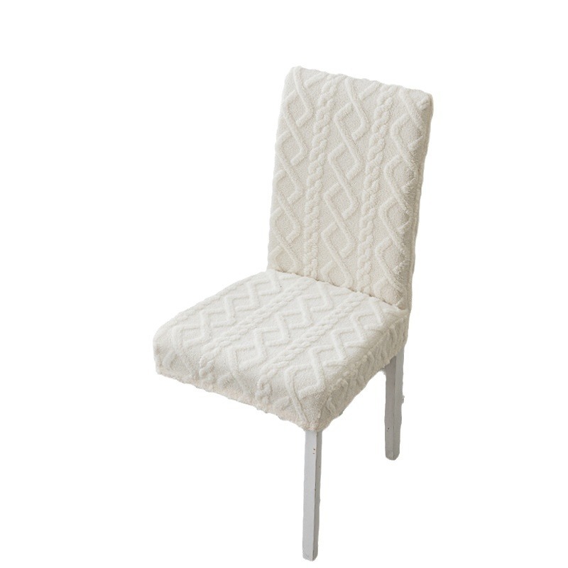 Otoño y invierno cubierta de silla cubierta de silla de comedor universal cubierta de asiento elástico cubierta de asiento grueso taburete de hogar