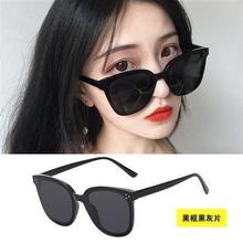 外贸批发墨镜女韩版红款街拍GN2025新款防紫外线大框显瘦太阳镜男