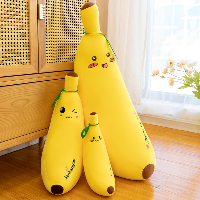 Banana Pillow Long Pillow Lazy Leg Plush Toy Doll Super Soft Doll Sleeping Pillow Extra Large Doll for Women