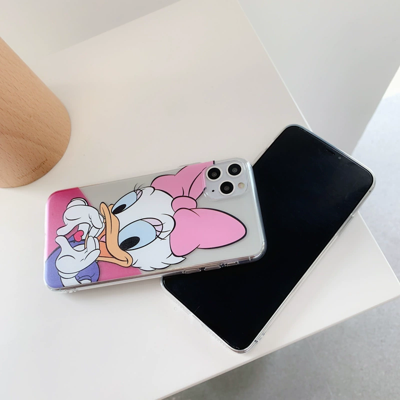 Чехол для телефона (Apple) iPhone 15 / iPhone 15 Pro / совместимый с iPhone 8 Plus, дизайн с большими головами мультфильмов