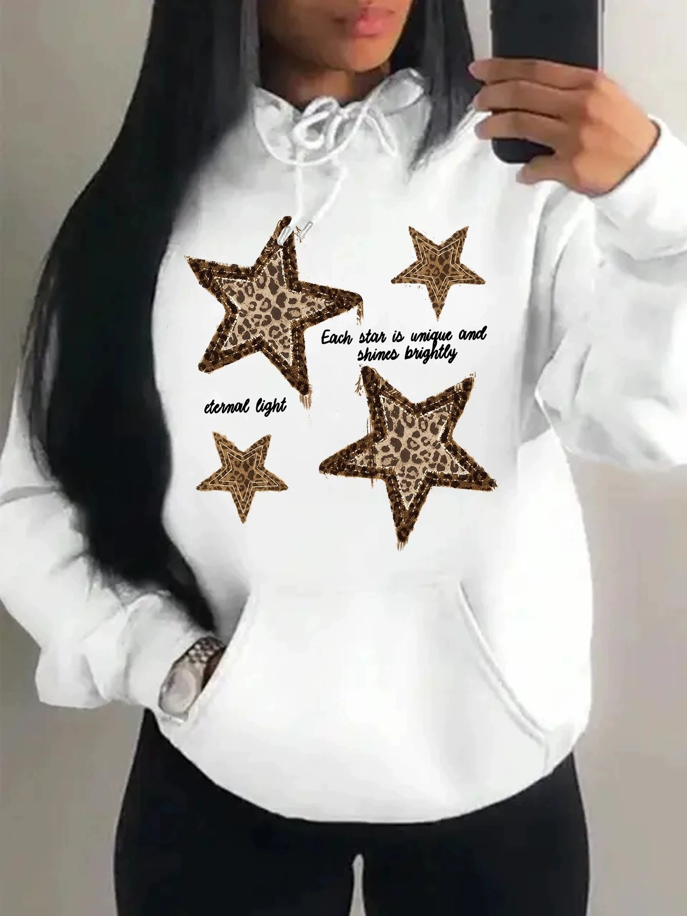 Retro multicoloured comfortable sweatshirt for leisure, loose fit