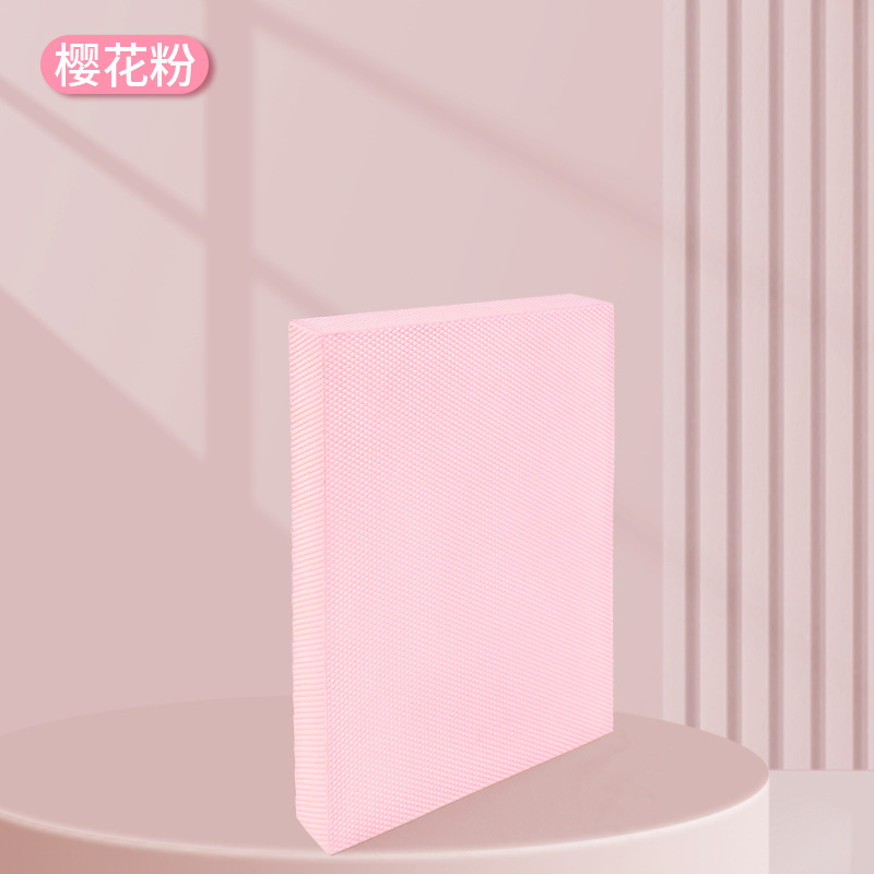 Almohadilla de equilibrio paso suave tableta de fitness soporte de entrenamiento básico yoga almohadilla cuadrada pequeña rueda abdominal almohadilla de espuma almohadilla de rodillas