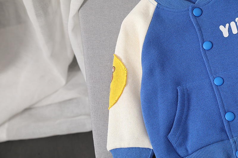 2022 New Spring Autumn Clothing Set Korean Edition Boys Handsome Middle and Young Children's Western Sports_voghion.com