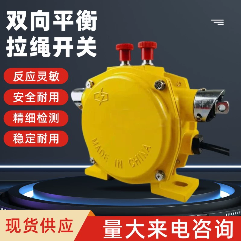 DLK2-22-2 two-way pull cord switch HFKT2-D conveyor safety protection device pull cord switch