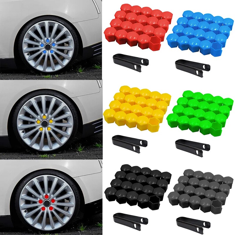 17/19/21mm car wheel nut cover protective cover wheel hub screw cover tire nut Bolt appearance decoration