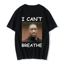 I Cant Breathe George Floyd White Geek Letter Graphic Print
