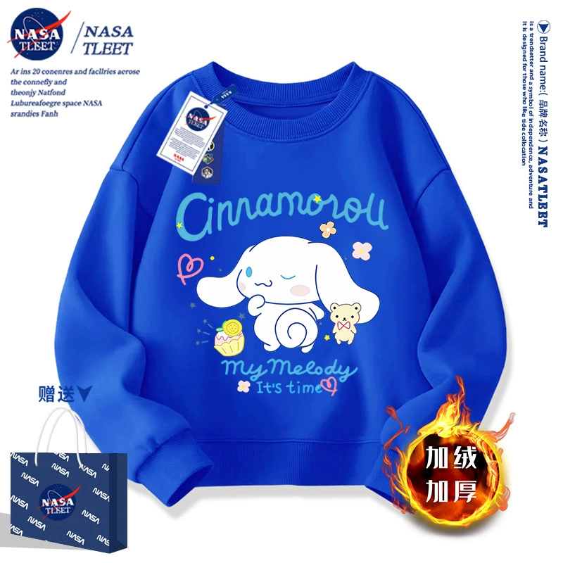 NASA совместимый новый мультяшный стиль студент верхняя одежда осень-зима милый песик Cinnamon dog Cinnamoroll толстовка