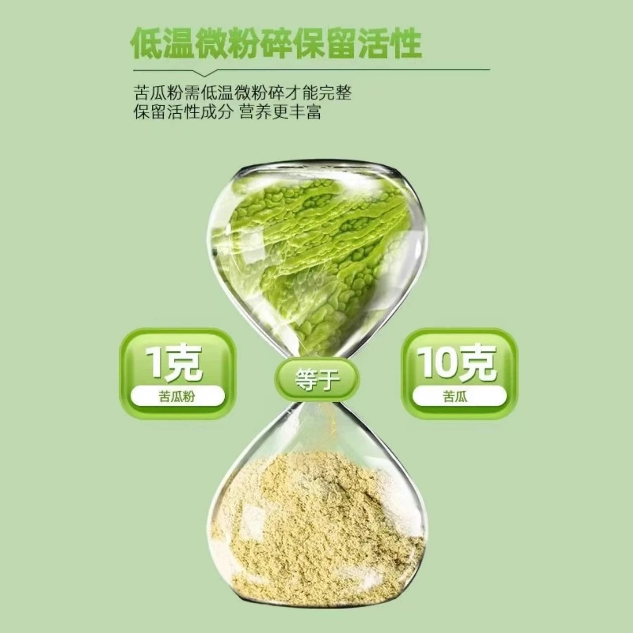 Mulberry Leaf Bitter Melon Winter Melon Powder Sang Ye Shuang Gua Fen Herbal Drink Mix 100g overview