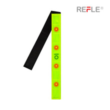 EN17353印LOGO欧洲经典款高亮发光LED反光手臂带 发光反光手腕带