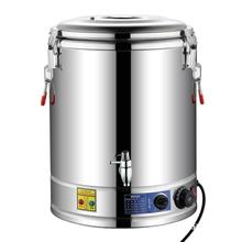 保温桶大容量批发电热不锈钢蒸煮桶烧水桶汤桶自动加热商用热汤桶
