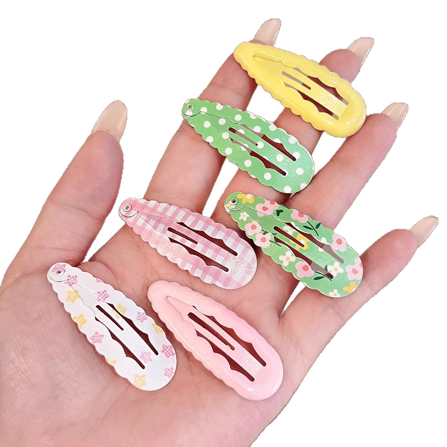 Dopamina color gota de agua bb clip clip para el cabello niña encantadora caricatura lateral frange broche clip para el cabello para niños accesorios para el cabello image 6