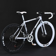 公路自行车成人网红变速双碟刹死飞赛车学生上班通勤休闲高颜单车