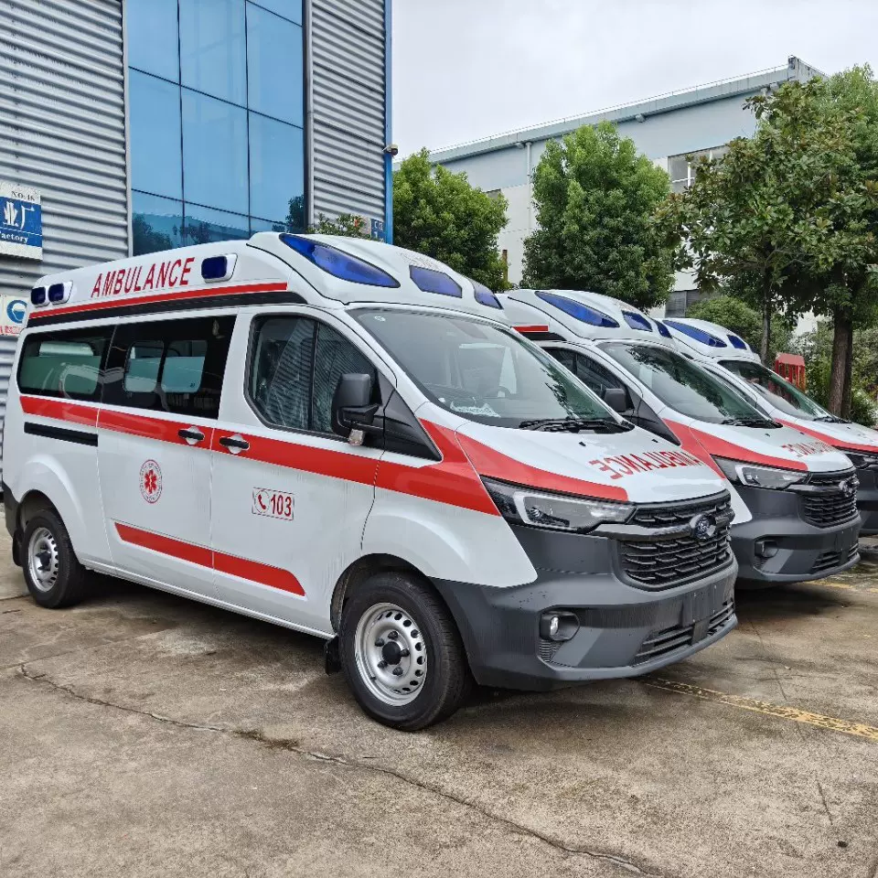 江铃特顺宽体救护车120急救车伤残转运车负压监护型现车汽油柴油