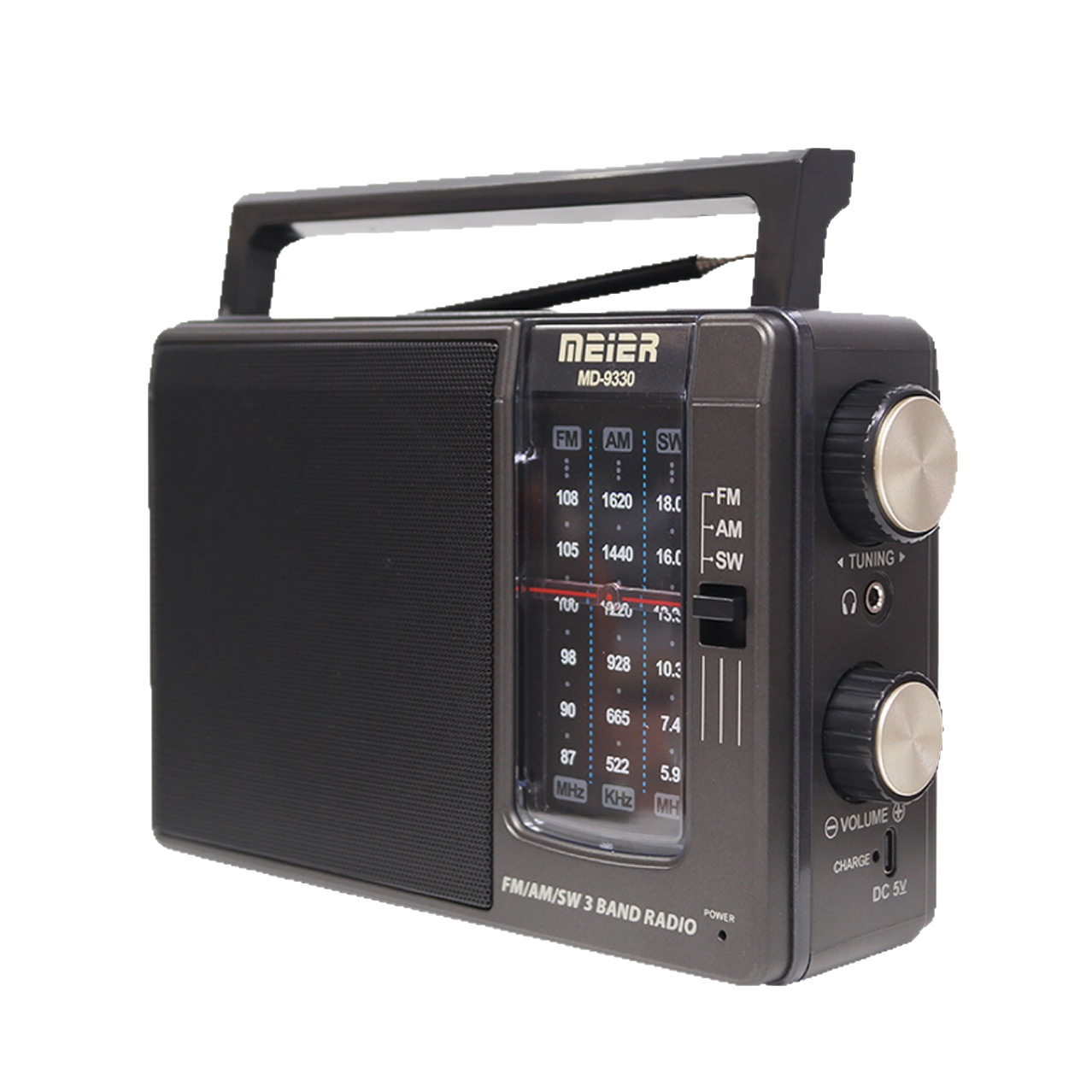 Nuevo altavoz MD-9330 transfronterizo, altavoz inalámbrico portátil portátil para exteriores, radio retro clásica para personas mayores