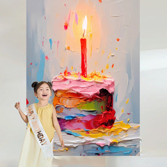 男の子の女の子の誕生日のシーンは装飾の二、三、四歳の5歳の赤ちゃんの6子供のケーキの背景の壁の丸い条の幅を配置します。