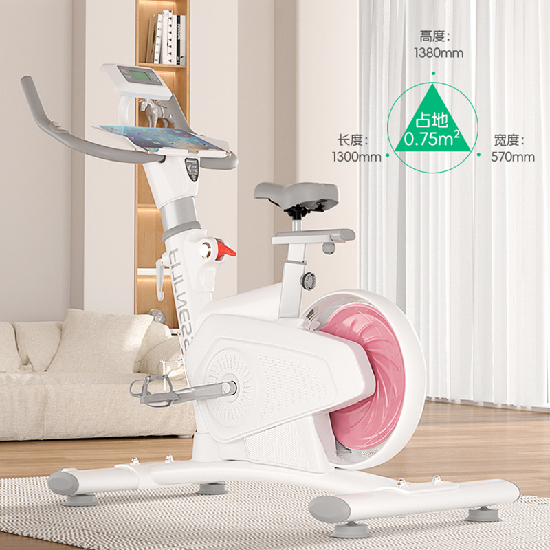 Bicicleta dinámica de deportes de resistencia magnética blanca de moda primavera ejercicio cómodo ciclismo casero coche de ejercicio ligero