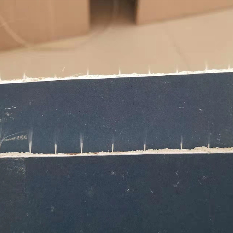 Placa de yeso reforzada de malla techo de ingeniería doméstica techo resistente al fuego a prueba de humedad pared de partición de papel tablero de yeso