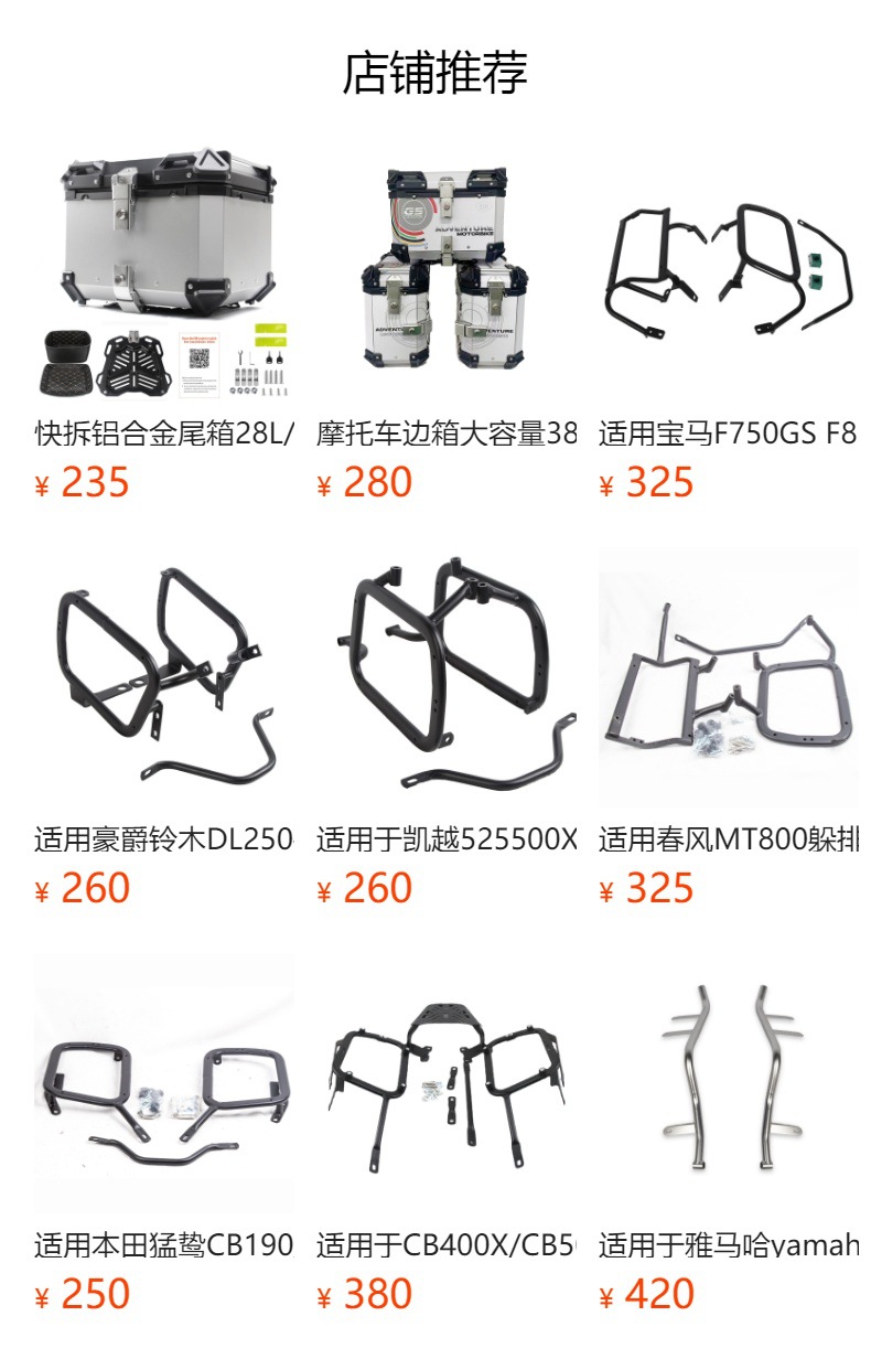 Suitable for honda Honda Fosha forza350 bumper bumper pedal motorcycle stainless steel bumper