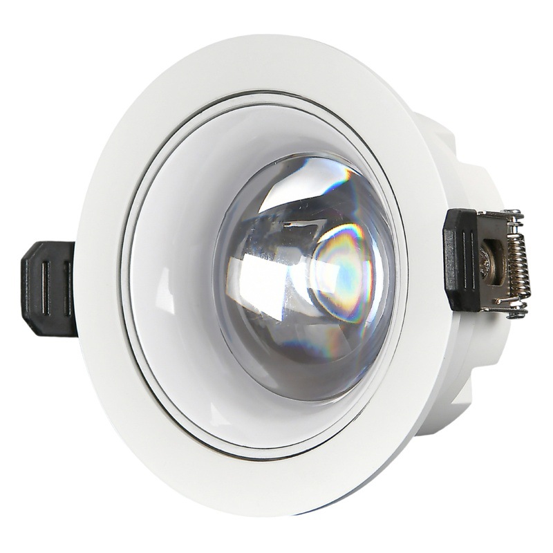 Lámpara de techo empotrada Arco de luz de arco iris Lámpara de luz de colina pequeña Lámpara de ambiente Lámpara de ojo de buey de restaurante Lámpara de tubo de Zhongshan antideslumbrante
