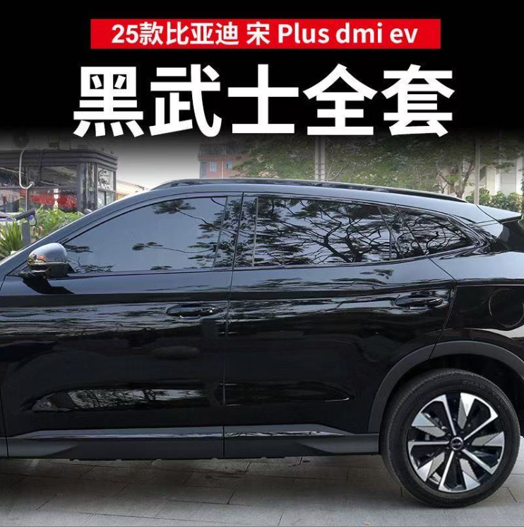 Byd 23-25 Song Plusdmi Black Grille Trim Black Warrior Appearance Bright Black Car Decoration Accessories
