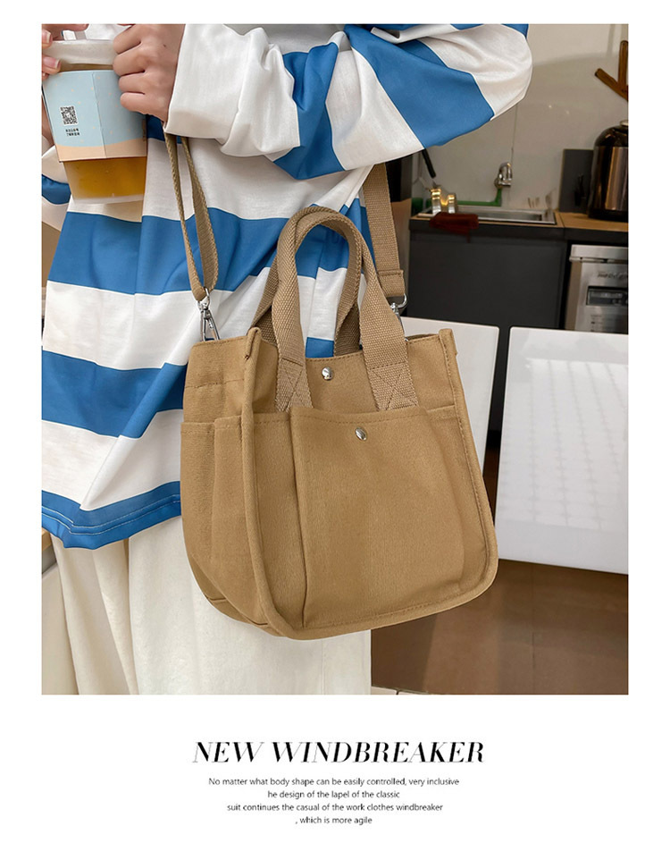 ins Japanese and Korean lazy sail bag, large-capacity hand-held shoulder crossbody bag, female college students' class handbag trend undefined