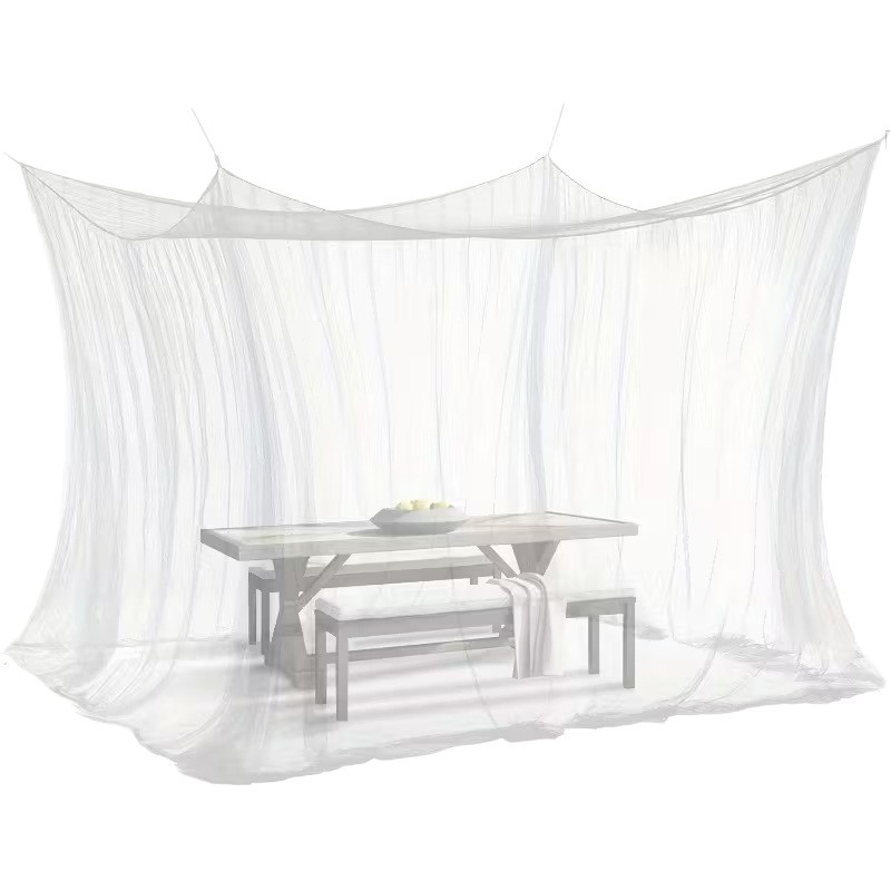 Outdoor Hanging Table Mosquito Net, Breathable Mesh Bug Screen Canopy, Foldable Insect Net For Garden Patio Picnic & Camping_voghion.com