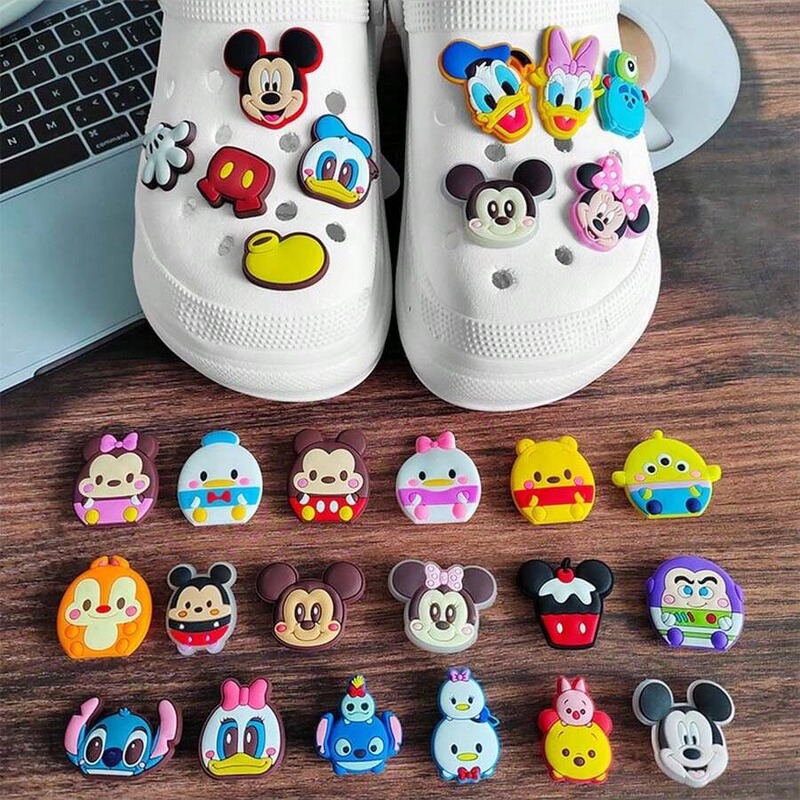 Cross-border New Hole Shoes Accessories Cartoon Children's Shoes Flower Shoe Buckle Removable PVC Soft Rubber DIY Decorations Accessories