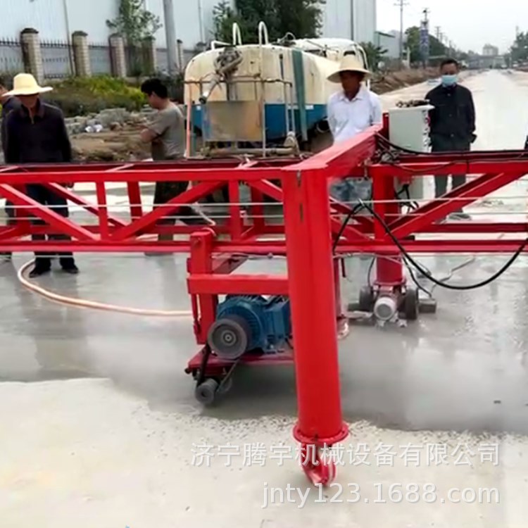 全自动悬挂式刻纹机 导轨式路面刻纹机 导轨式刻纹机路面机械