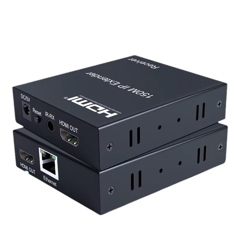 Cross-border HDMI cable extender 150 m IP extension of one-to-many HDMI transfer port RJ45 TCP Cross-border HDMI cable extender 150 m IP extension of one-to-many HDMI transfer port RJ45 TCP