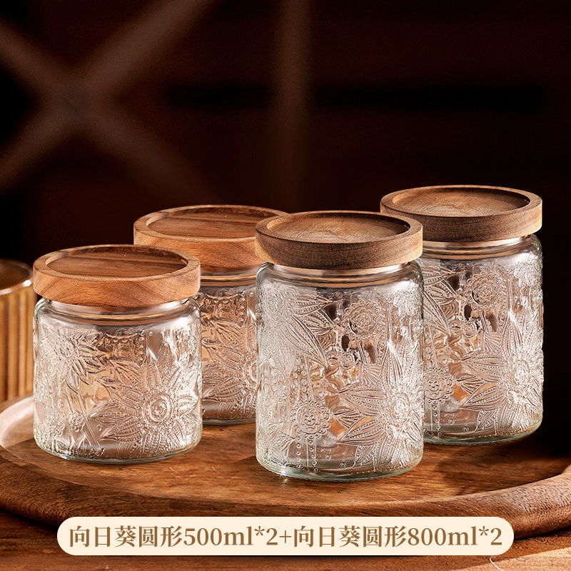 Set, 4 pieces, 500 ml, 800 ml