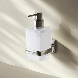 Factory Export Cross-Border Chrome-Plated Soap Dispenser Rack Soap Dispenser Soap Dispenser