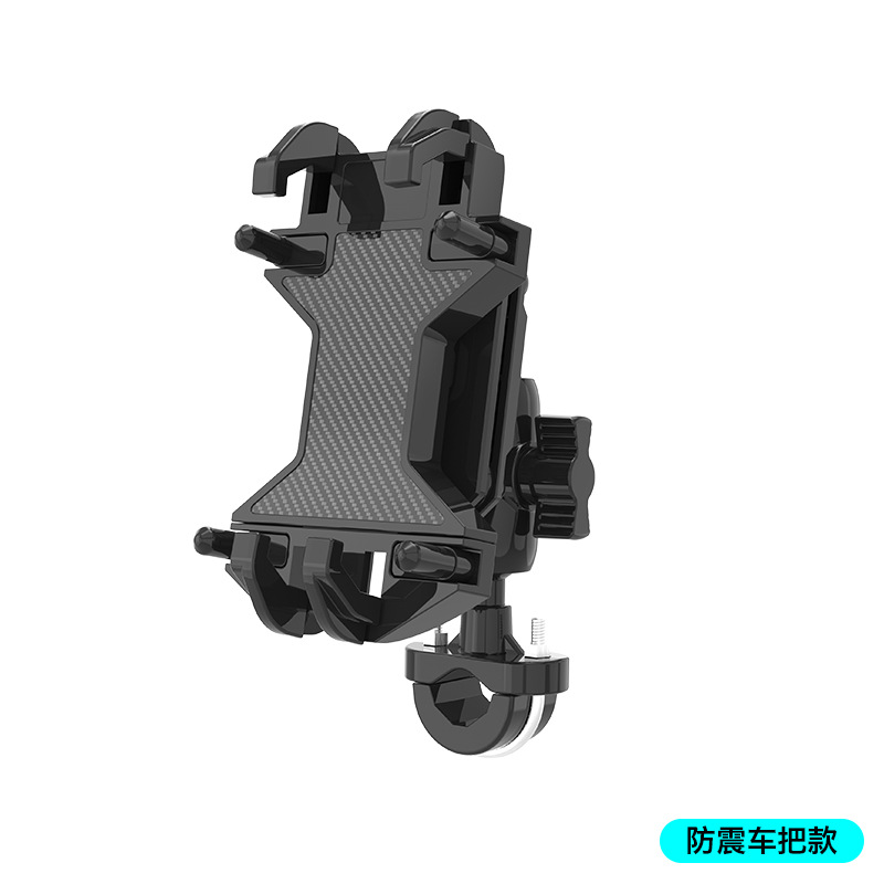 Nuevo soporte del teléfono móvil del coche eléctrico de la motocicleta selección de una mano y lugar 360 ° que gira la navegación del amortiguador de choque del coche de la mano