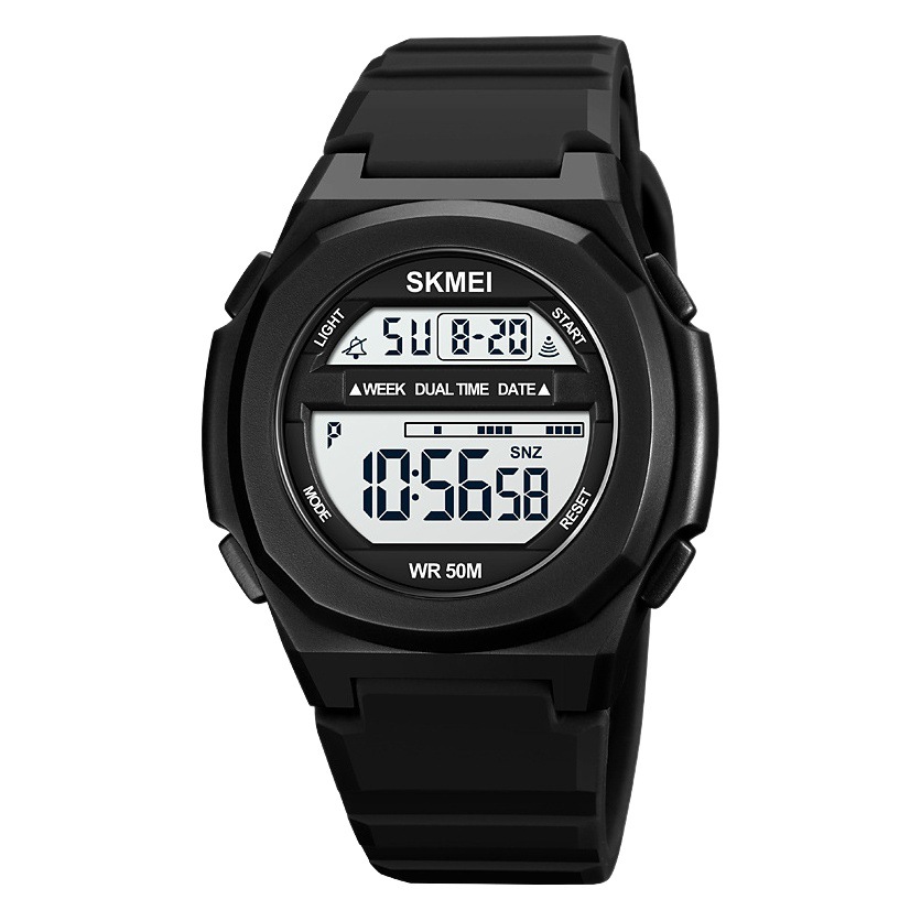 Skmei deportes al aire libre apariencia de los hombres y las mujeres multi-funcional reloj impermeable de los hombres de moda reloj electrónico 1821