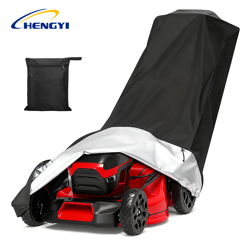 Cross-Border Amazon Best-Selling 210D Oxford Cloth Sunshade, Rainproof, Waterproof and Dustproof Cover, Heavy-Duty Hand-Push Lawn Mower Cover