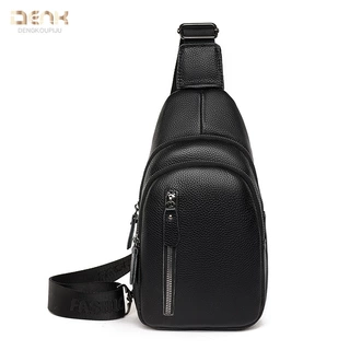 DENK跨境真皮女包包批发2023新款时尚单肩包腰包胸包男女同款bags