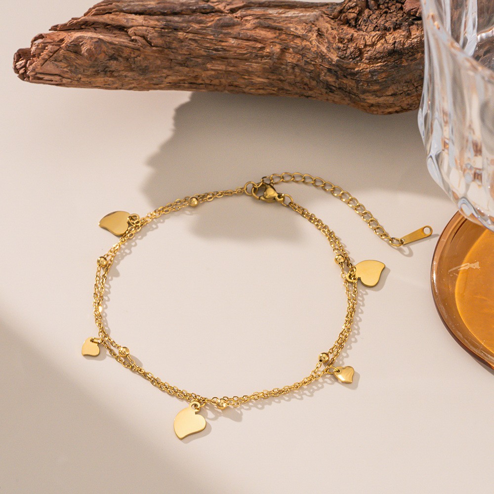 En stock, la correa de acero de titanio explosiva colección de verano no se desvanece, mujeres sencillas y sofisticadas, estilo transfronterizo europeo y americano.