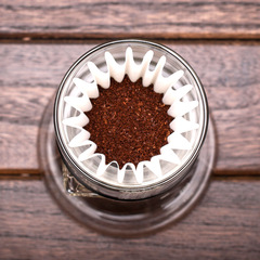 444Z wholesale hand-brewed coffee pot set household small drip pot hand-grinding beans and brewing coffee machine complete set of appliances