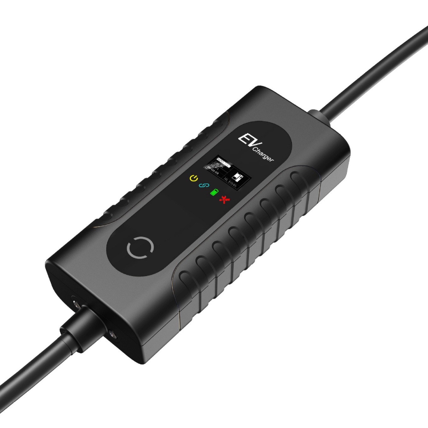 欧标便携充电枪 Type2 7KW 欧标模式二充电桩 32A 随车充TUV认证