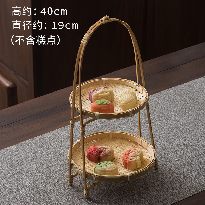 中式木质托盘下午茶水果零食小吃干果盘糕点花馍摆盘点心盘茶点盘|undefined