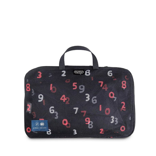 Japanese classic digital clothing and shoe travel storage bag large capacity short-distance travel classified mesh storage bag