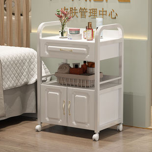 Beauty Trolley, Beauty Salon Special Trolley, Removable Storage Rack, Manicure Special Cupping Tool Cart Storage Rack
